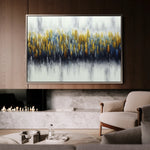 Abstract 157 Canvas Art 18" x 24" / 45 x 60 cm / Black