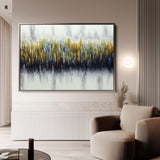 Abstract 157 Canvas Art 18" x 24" / 45 x 60 cm / Black
