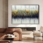 Abstract 157 Canvas Art 18" x 24" / 45 x 60 cm / Black