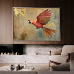 Animals 157 Canvas Art 18" x 24" / 45 x 60 cm / Black