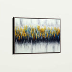Abstract 157 Canvas Art 60 x 40 cm / Black