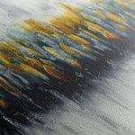 Abstract 157 Canvas Art 60 x 40 cm / Black