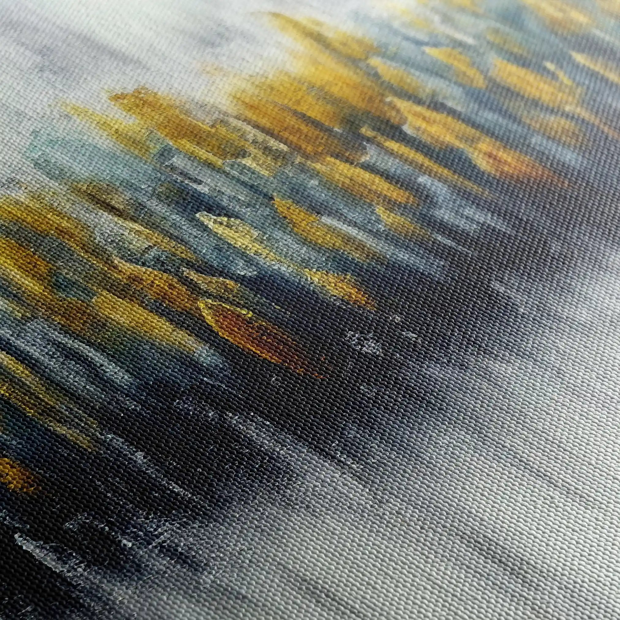 Abstract 157 Canvas Art 60 x 40 cm / Black