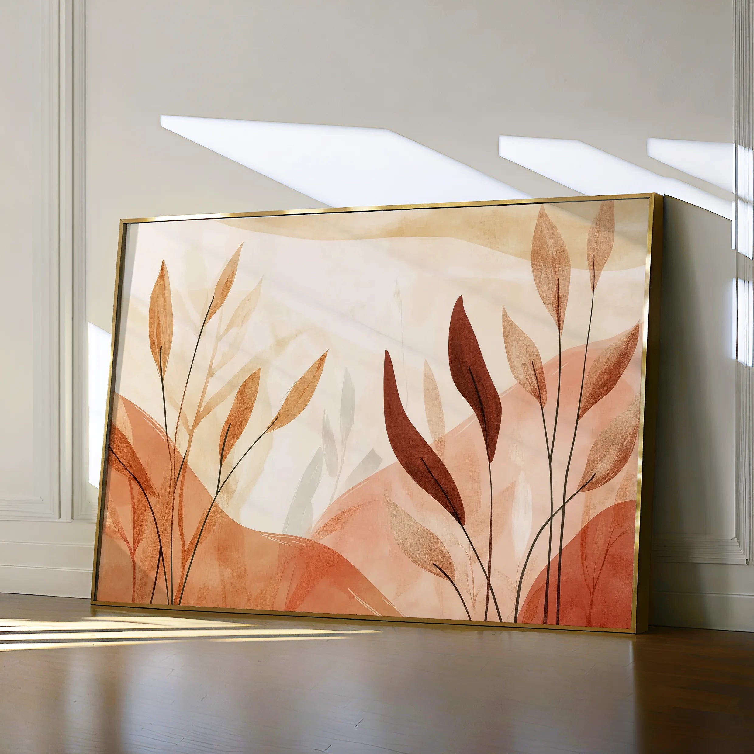 Boho 157 Canvas Art 18" x 24" / 45 x 60 cm / Black