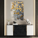 Floral 157 Canvas Art 60 x 40 cm / Black