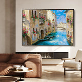 Landscape 157 Canvas Art 18" x 24" / 45 x 60 cm / Black