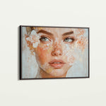 Portrait 157 Canvas Art 18" x 24" / 45 x 60 cm / Black