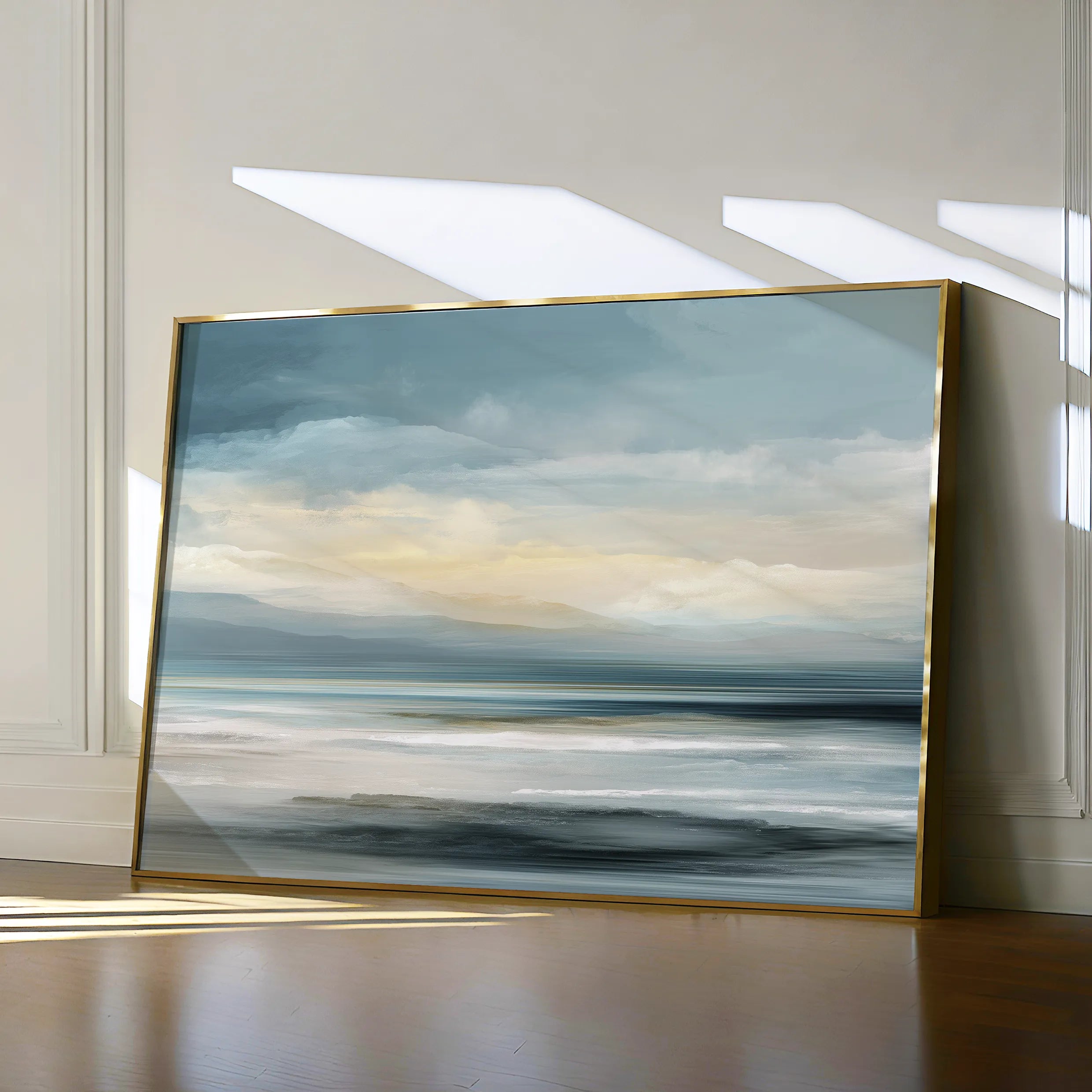 Abstract 1571 Canvas Art 18" x 24" / 45 x 60 cm / Black