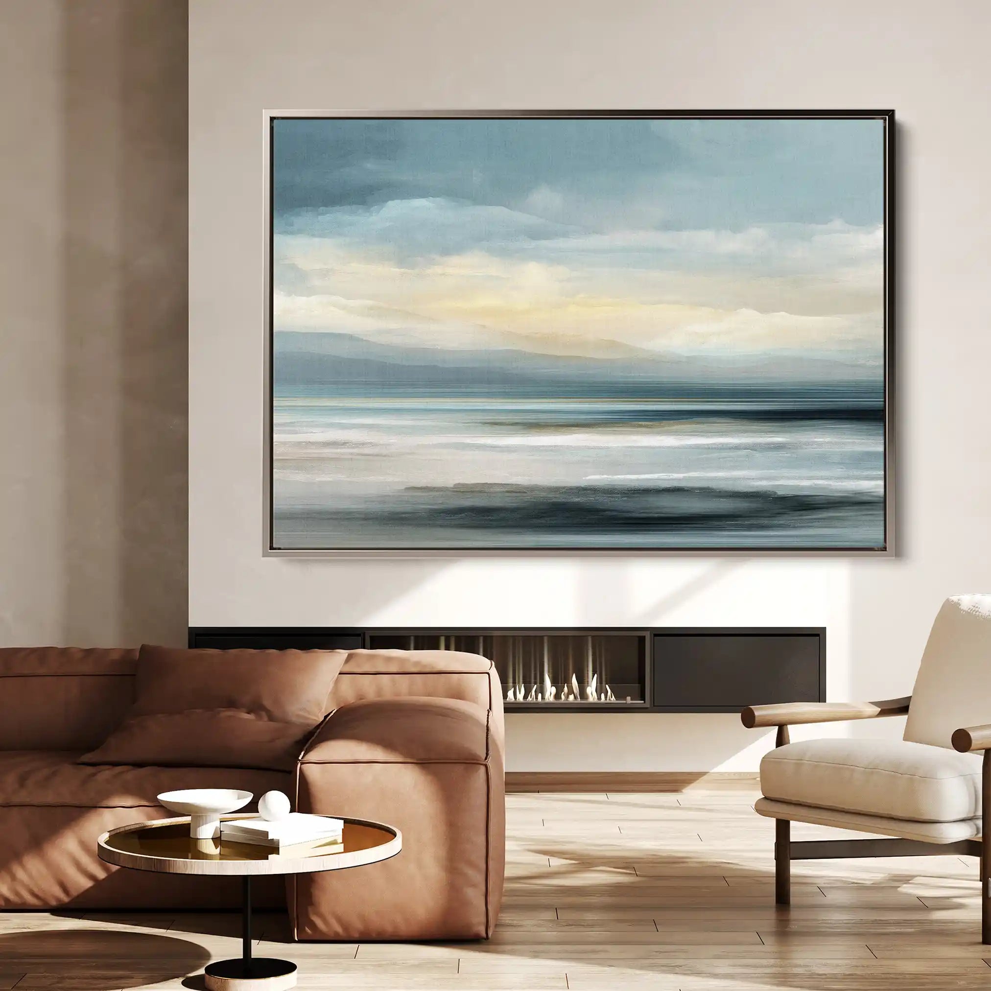 Abstract 1571 Canvas Art 60 x 40 cm / Black