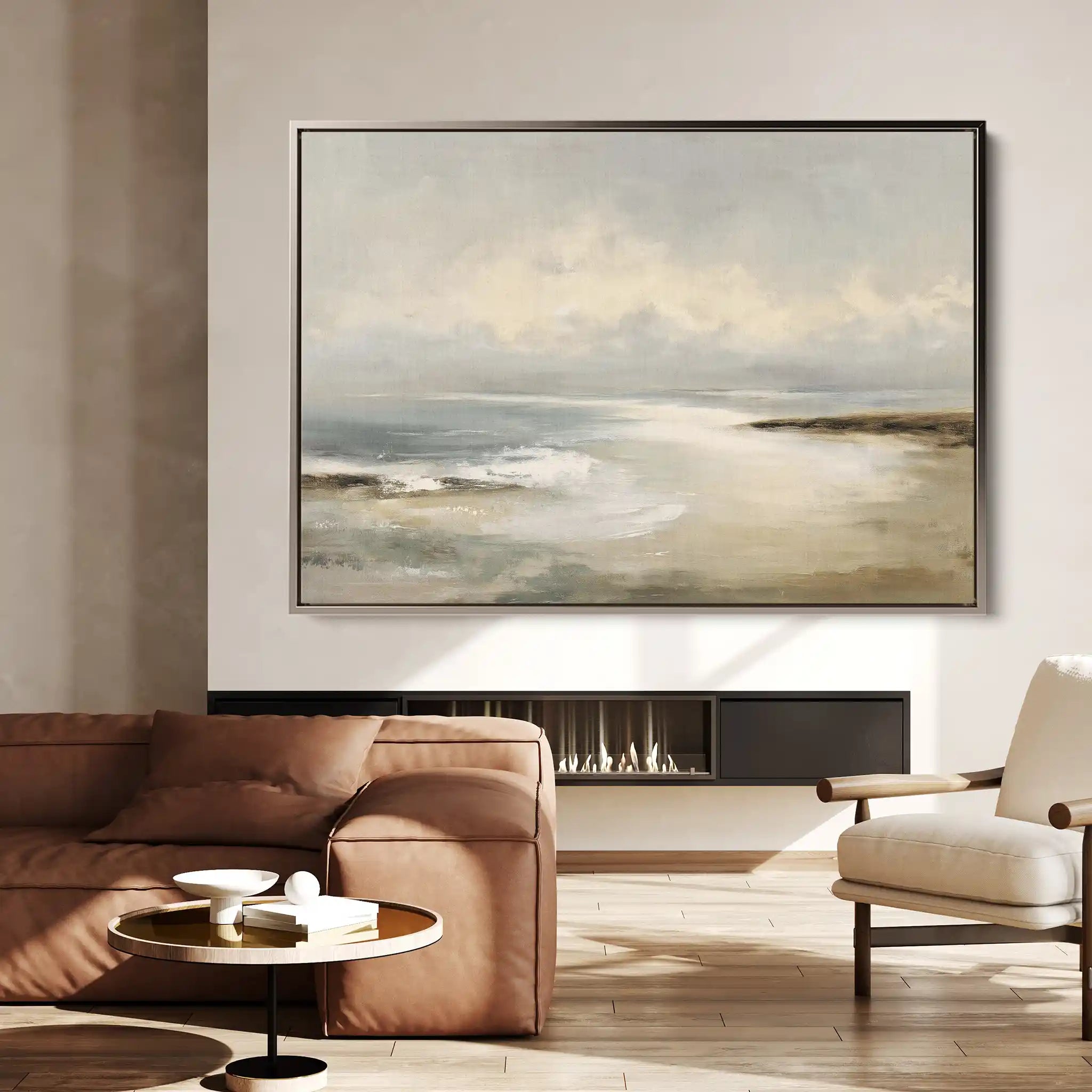 Abstract 1573 Canvas Art 18" x 24" / 45 x 60 cm / Black