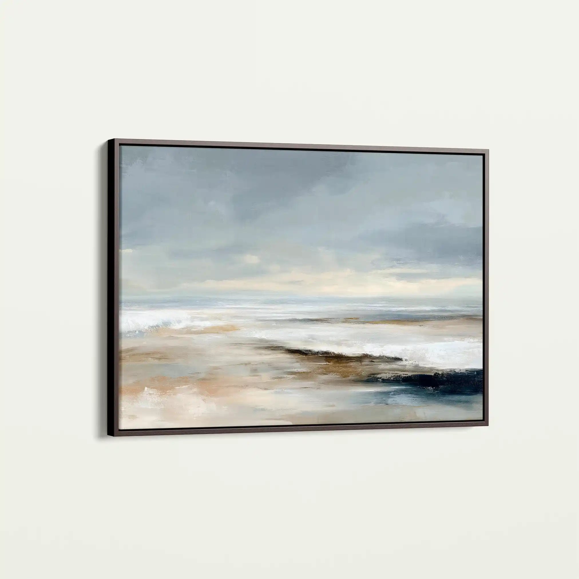 Abstract 1575 Canvas Art 60 x 40 cm / Black