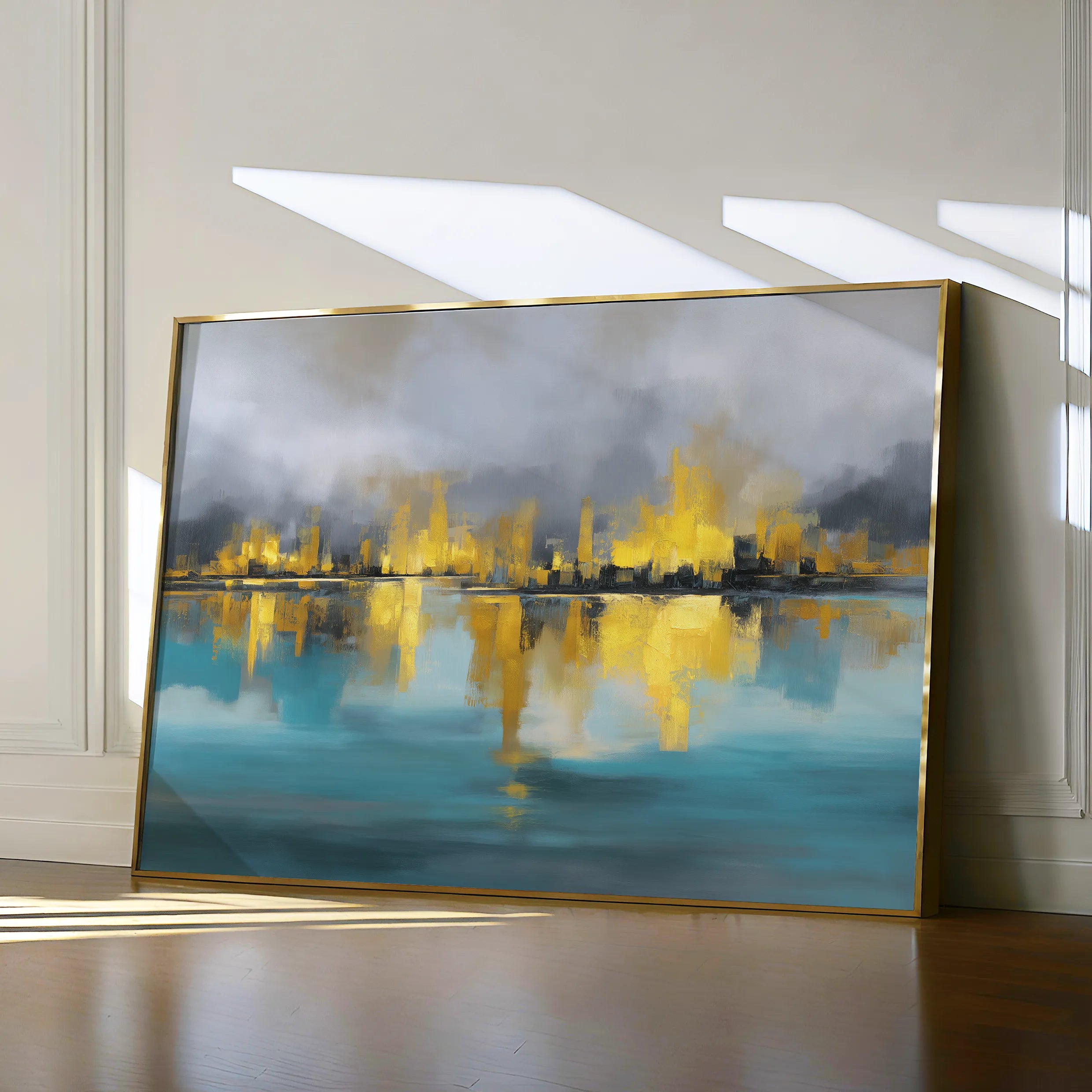 Abstract 1576 Canvas Art 18" x 24" / 45 x 60 cm / Black