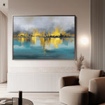 Abstract 1576 Canvas Art 18" x 24" / 45 x 60 cm / Black