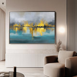 Abstract 1576 Canvas Art 18" x 24" / 45 x 60 cm / Black