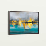 Abstract 1576 Canvas Art 18" x 24" / 45 x 60 cm / Black