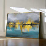 Abstract 1576 Canvas Art 60 x 40 cm / Black
