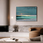 Abstract 1579 Canvas Art 18" x 24" / 45 x 60 cm / Black