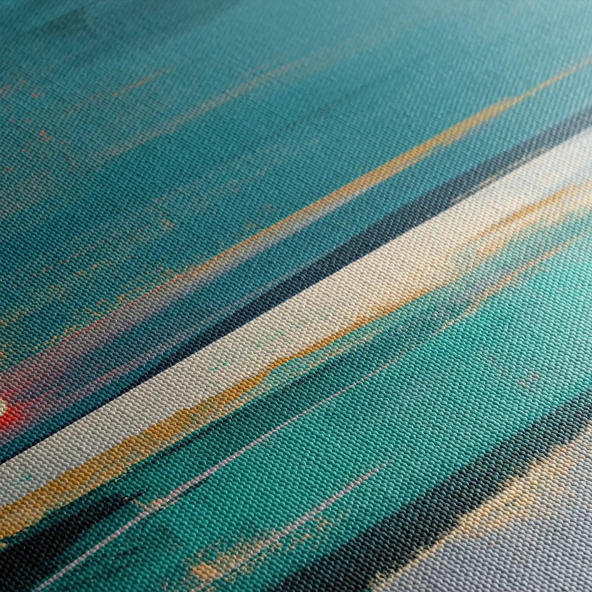 Abstract 1579 Canvas Art 60 x 40 cm / Black