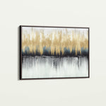 Abstract 158 Canvas Art 18" x 24" / 45 x 60 cm / Black