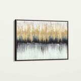 Abstract 158 Canvas Art 18" x 24" / 45 x 60 cm / Black