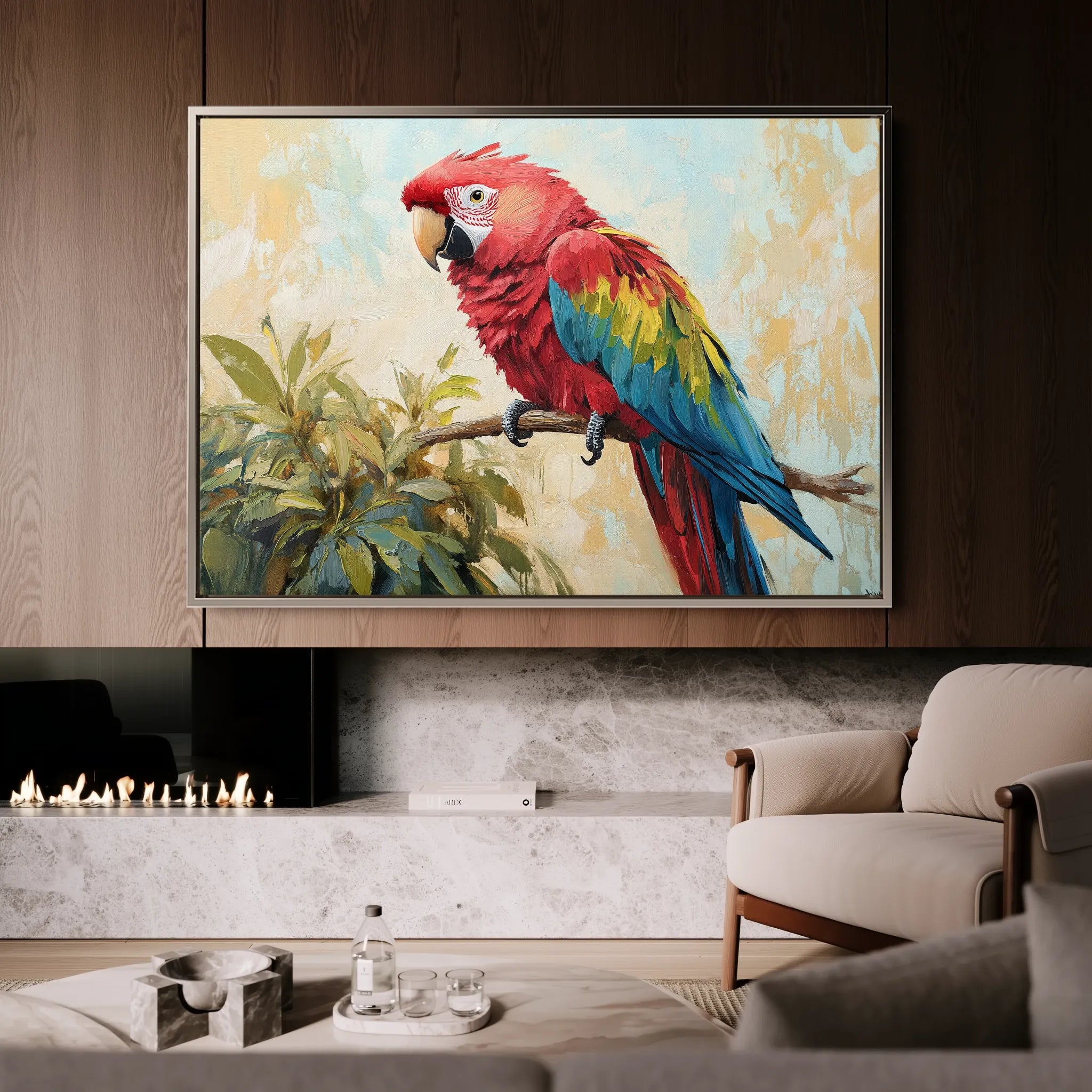 Animals 158 Canvas Art 18" x 24" / 45 x 60 cm / Black