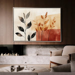 Boho 158 Canvas Art 18" x 24" / 45 x 60 cm / Black