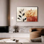 Boho 158 Canvas Art 18" x 24" / 45 x 60 cm / Black