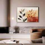Boho 158 Canvas Art 18" x 24" / 45 x 60 cm / Black