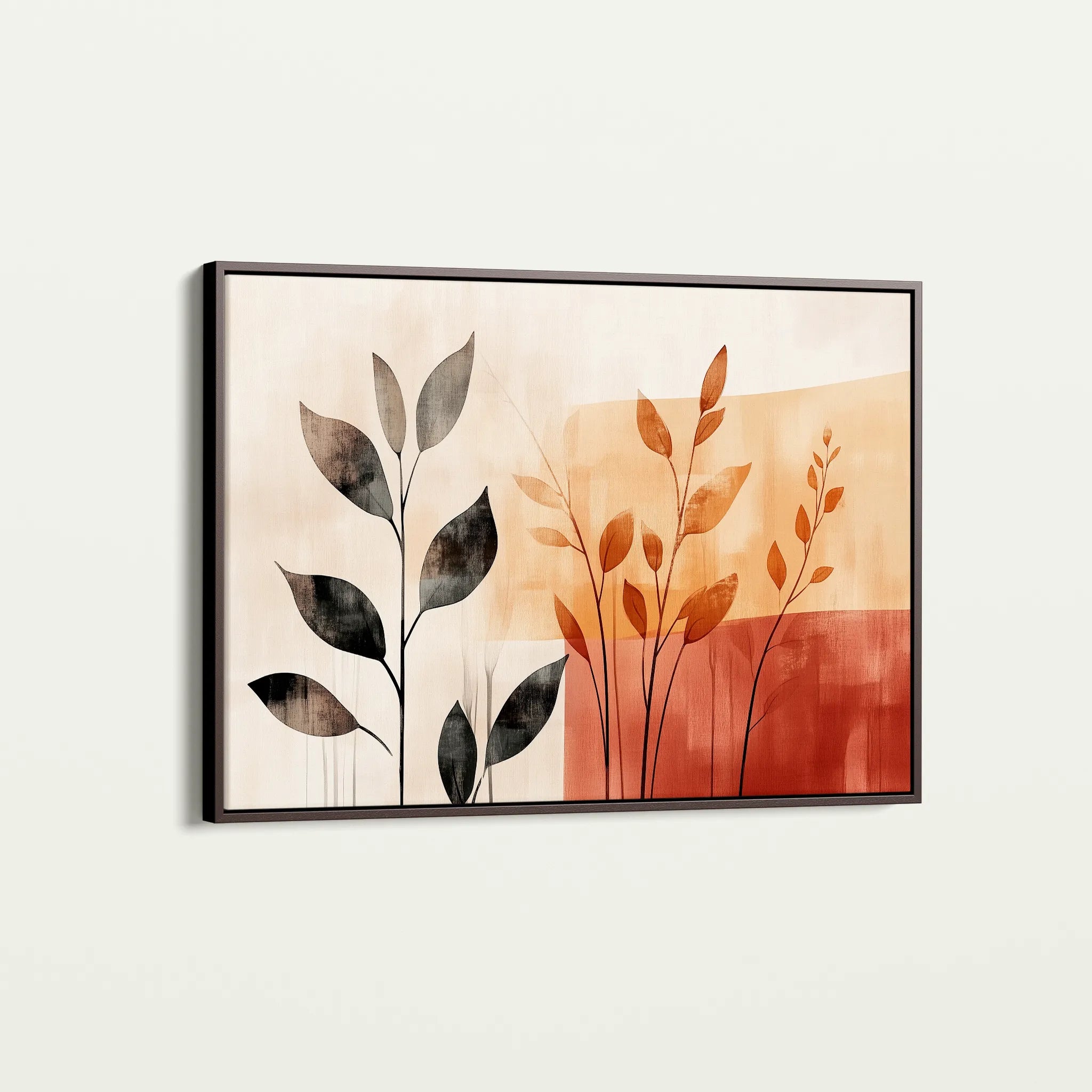 Boho 158 Canvas Art 18" x 24" / 45 x 60 cm / Black