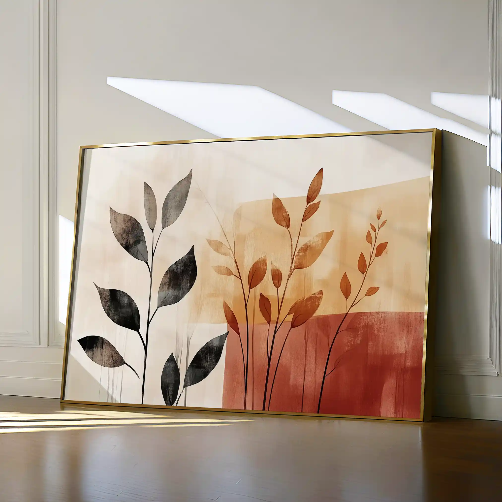 Boho 158 Canvas Art 60 x 40 cm / Black