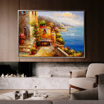 Landscape 158 Canvas Art 18" x 24" / 45 x 60 cm / Black