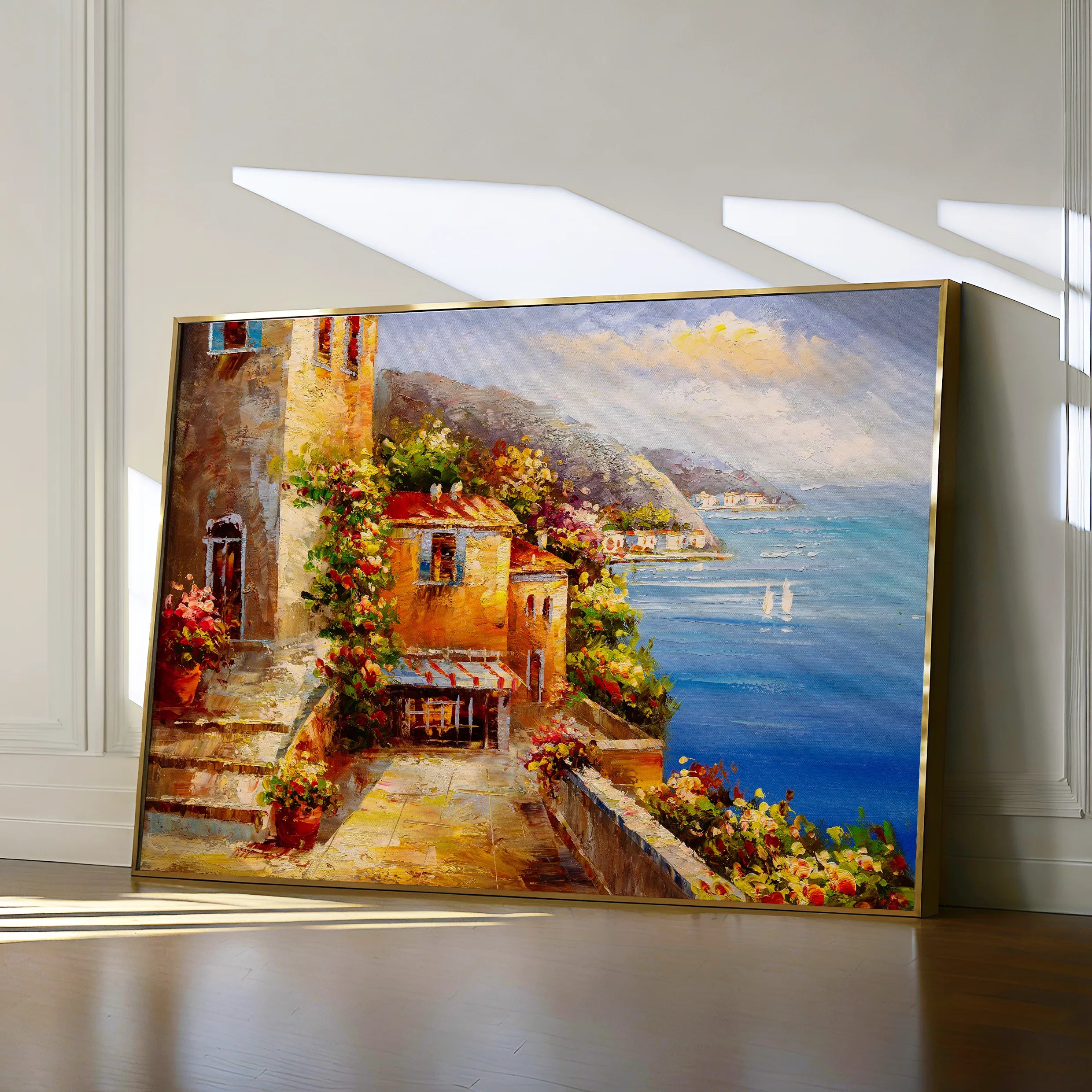Landscape 158 Canvas Art 18" x 24" / 45 x 60 cm / Black