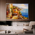 Landscape 158 Canvas Art 60 x 40 cm / Black