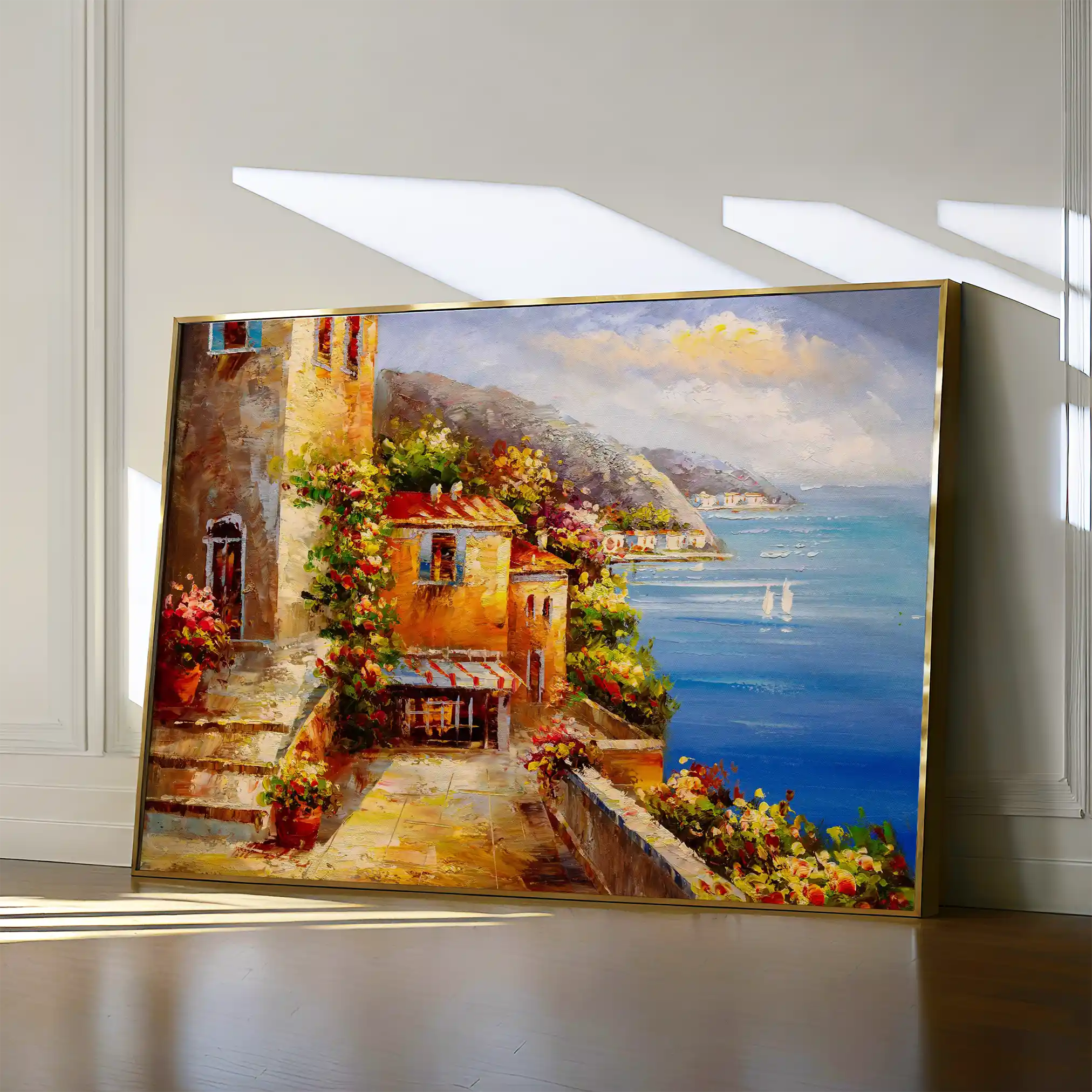 Landscape 158 Canvas Art 60 x 40 cm / Black