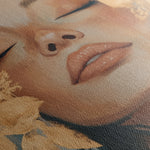 Portrait 158 Canvas Art 18" x 24" / 45 x 60 cm / Black