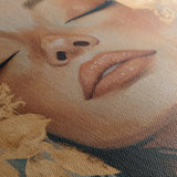 Portrait 158 Canvas Art 18" x 24" / 45 x 60 cm / Black