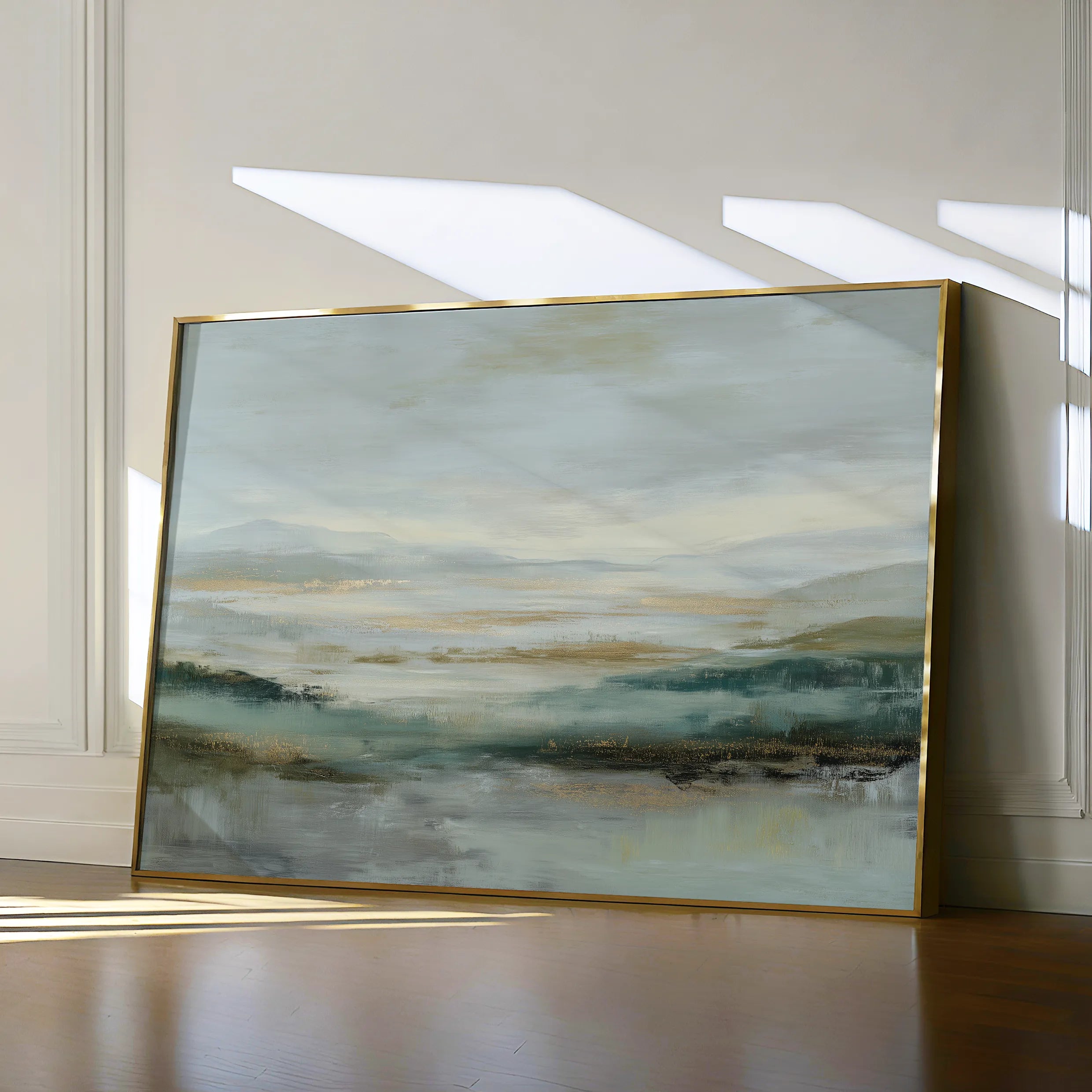 Abstract 1580 Canvas Art 18" x 24" / 45 x 60 cm / Black