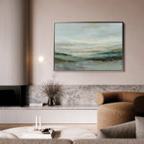 Abstract 1580 Canvas Art 18" x 24" / 45 x 60 cm / Black