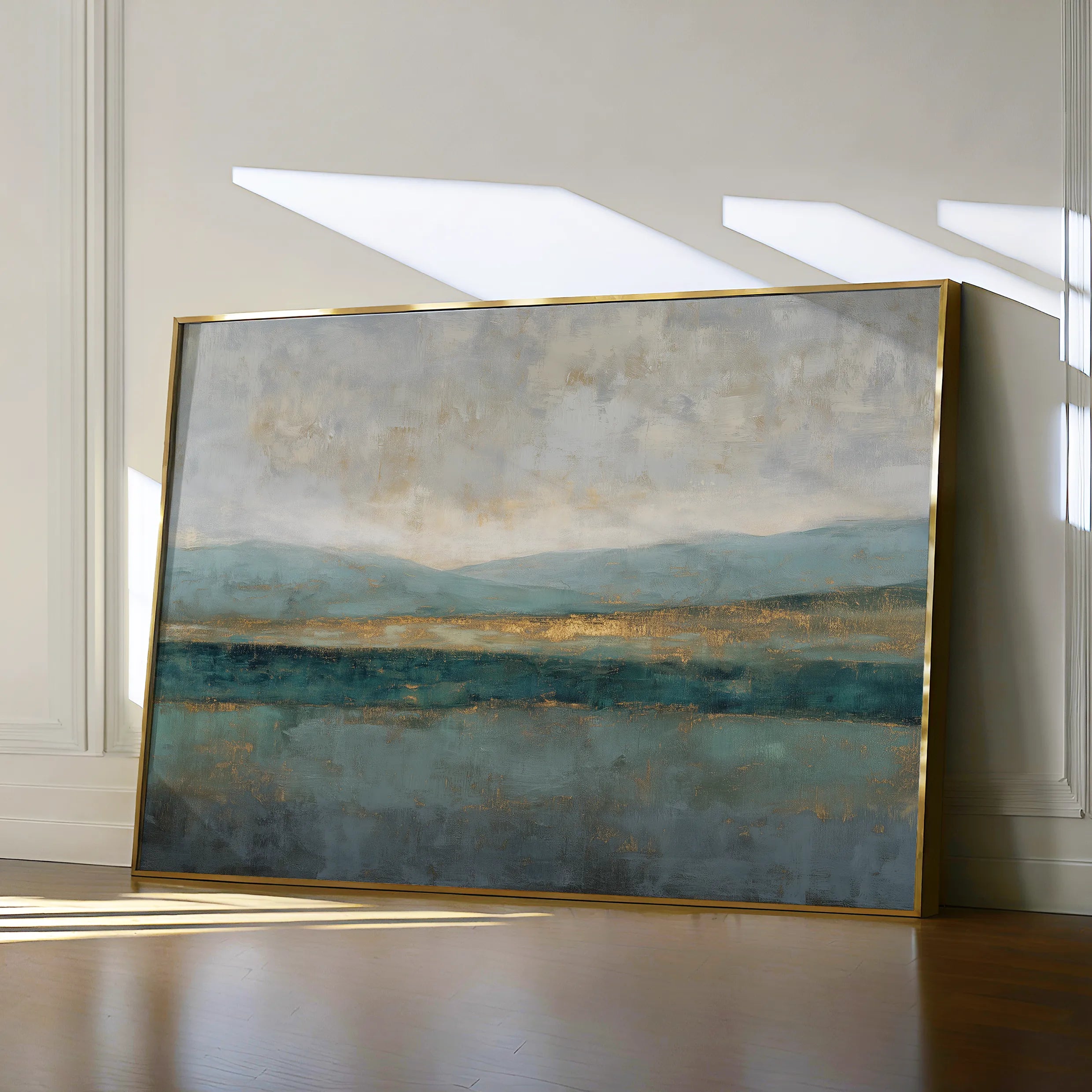 Abstract 1581 Canvas Art 18" x 24" / 45 x 60 cm / Black