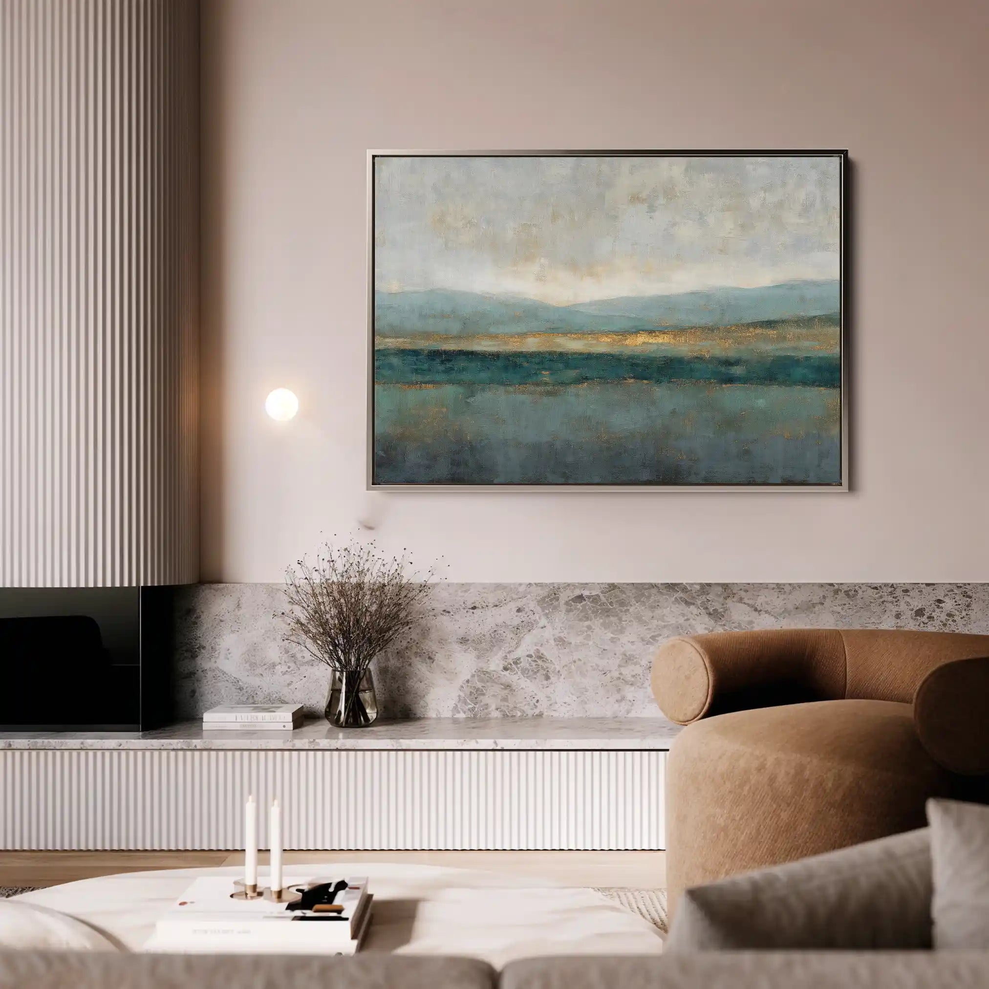 Abstract 1581 Canvas Art 60 x 40 cm / Black