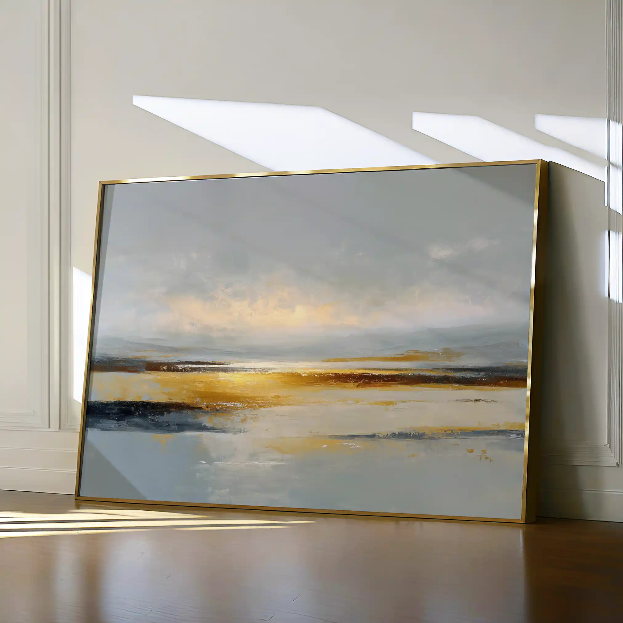 Abstract 1582 Canvas Art 60 x 40 cm / Black