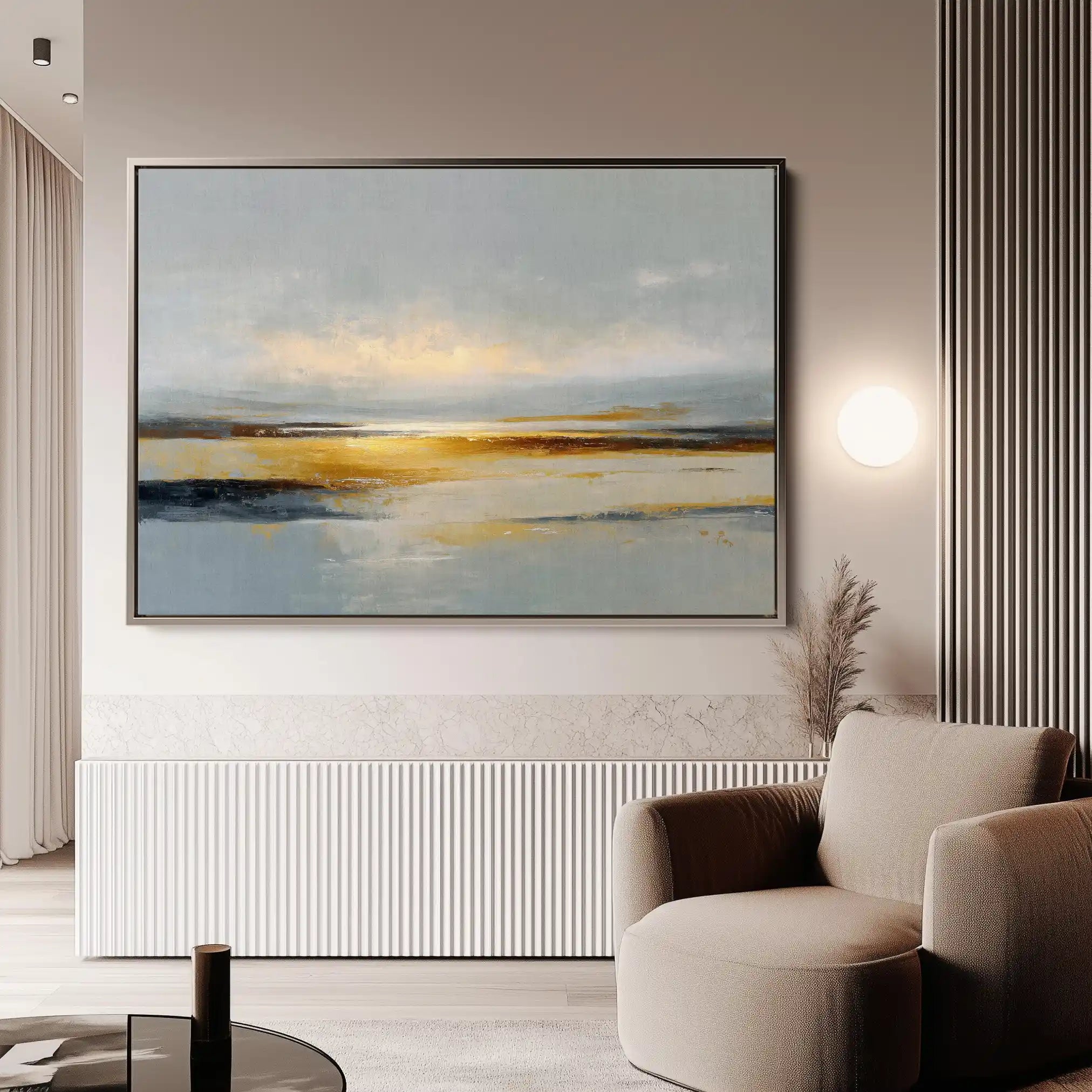 Abstract 1582 Canvas Art 60 x 40 cm / Black