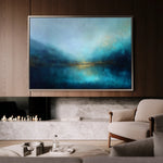 Abstract 1583 Canvas Art 18" x 24" / 45 x 60 cm / Black