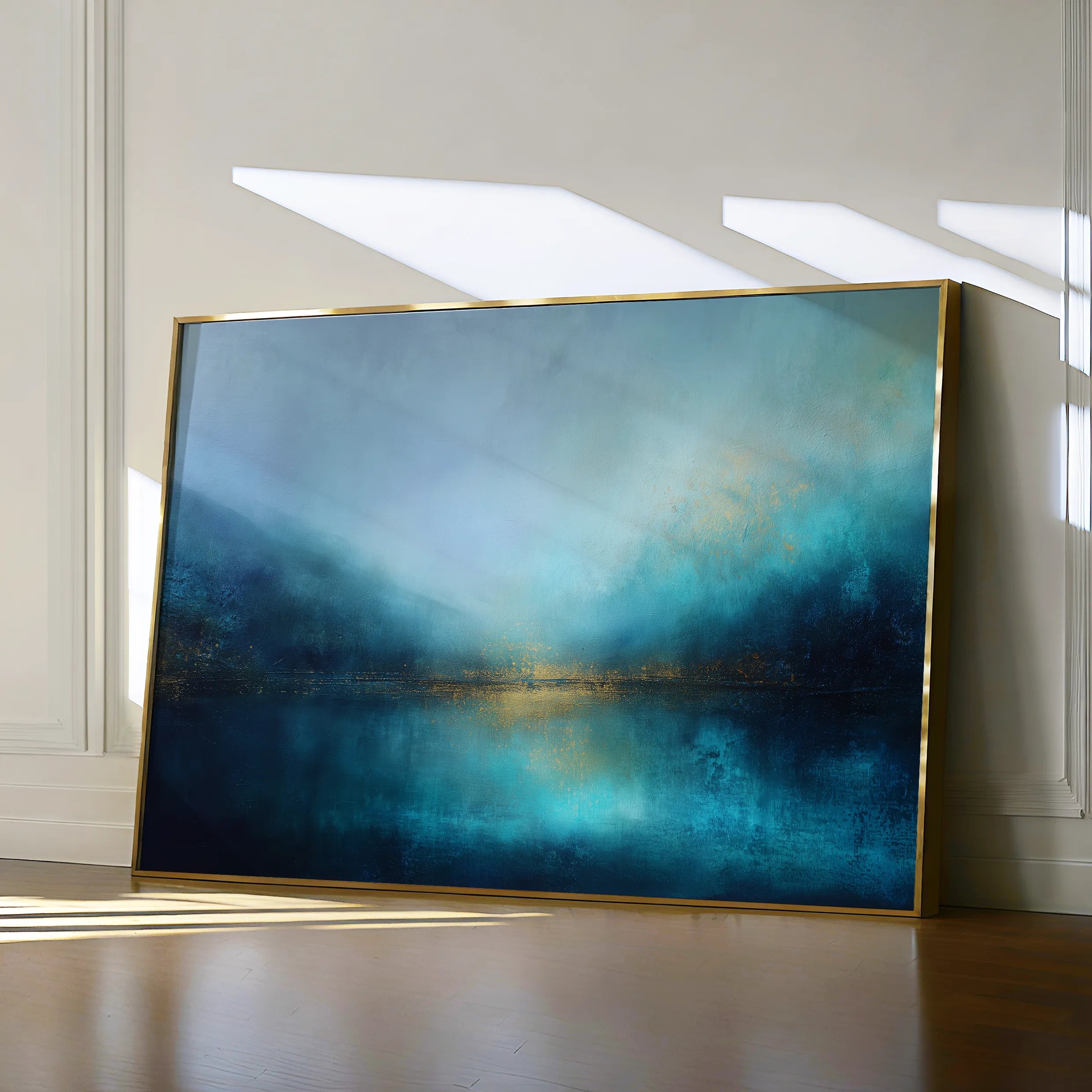 Abstract 1583 Canvas Art 18" x 24" / 45 x 60 cm / Black