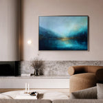 Abstract 1583 Canvas Art 18" x 24" / 45 x 60 cm / Black
