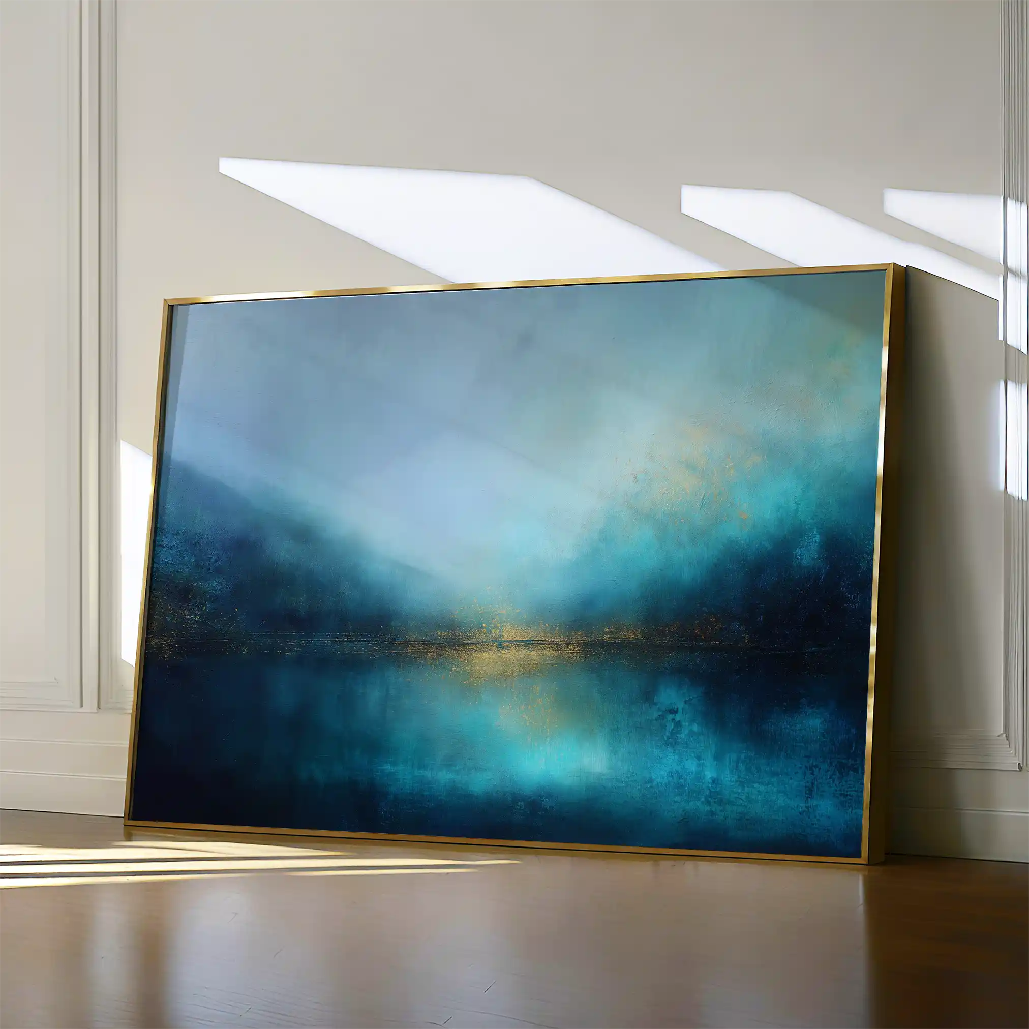 Abstract 1583 Canvas Art 60 x 40 cm / Black