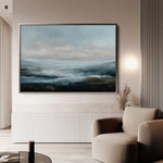 Abstract 1584 Canvas Art 18" x 24" / 45 x 60 cm / Black