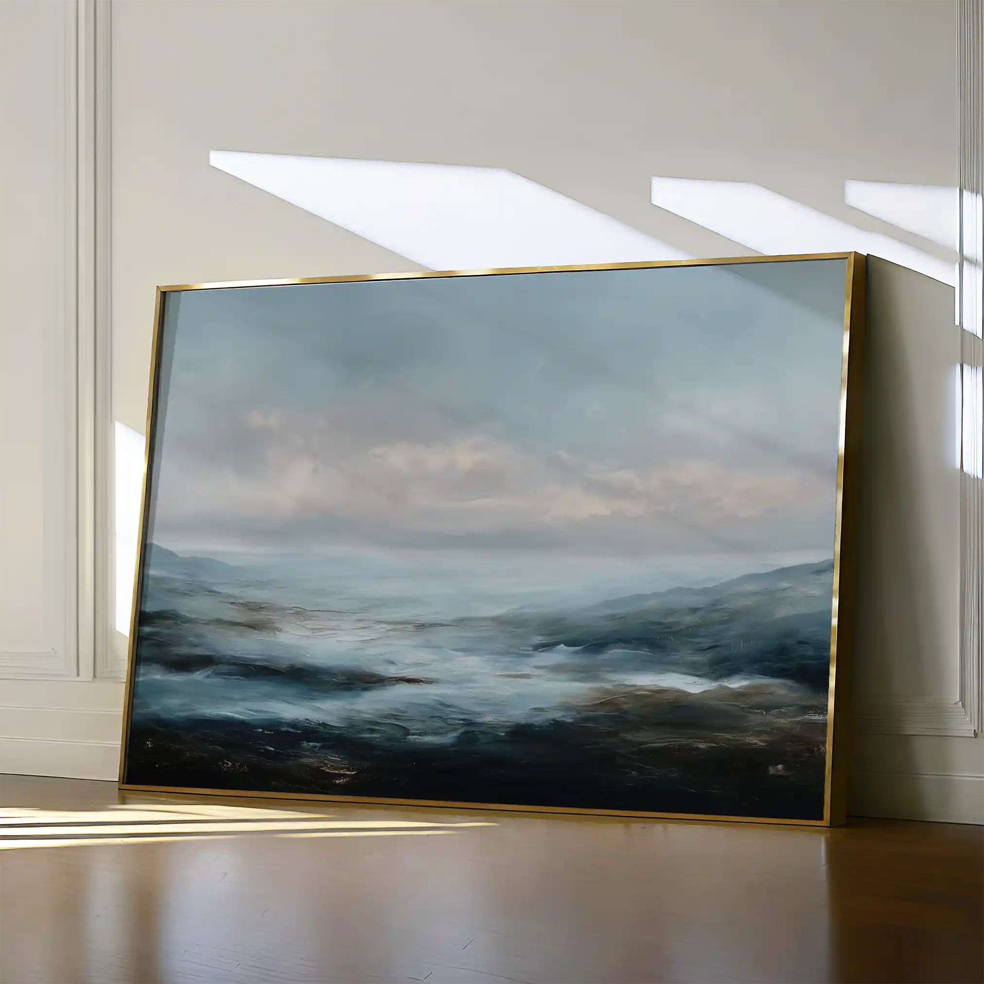 Abstract 1584 Canvas Art 60 x 40 cm / Black