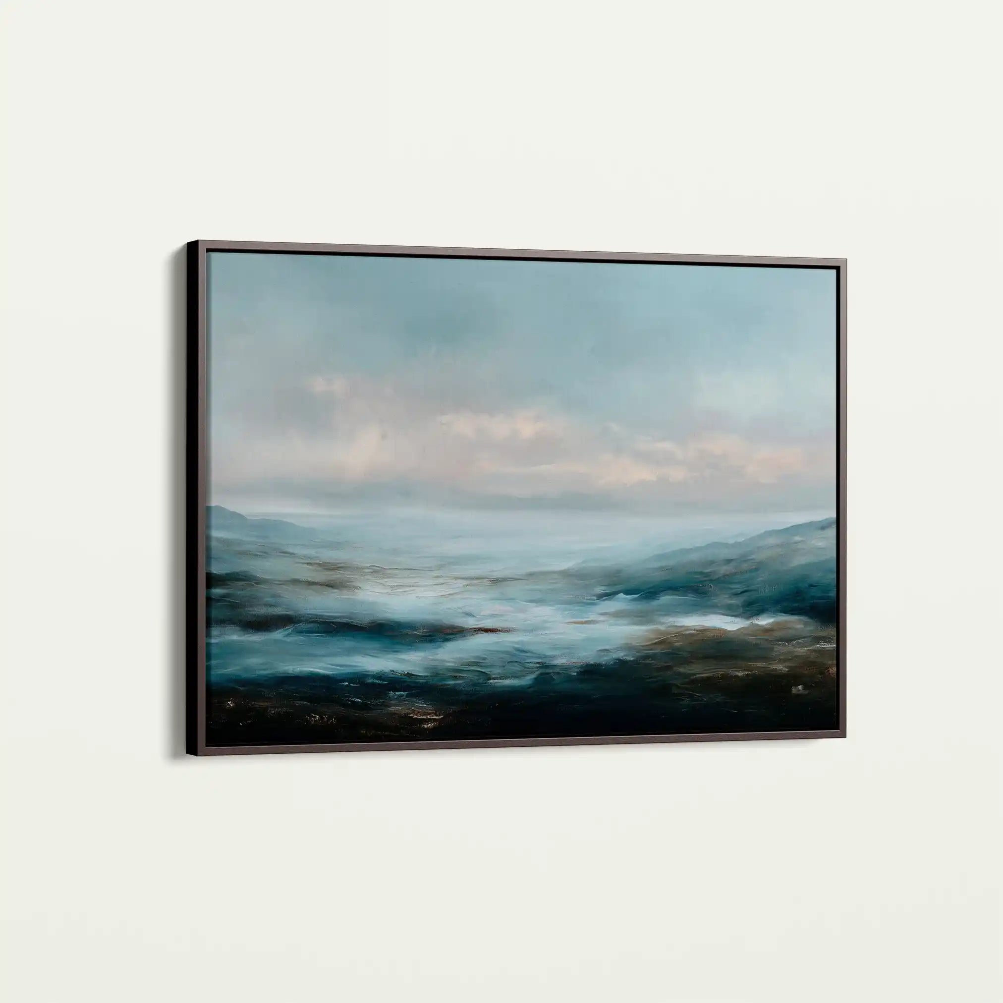 Abstract 1584 Canvas Art 60 x 40 cm / Black
