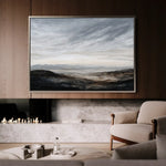 Abstract 1585 Canvas Art 18" x 24" / 45 x 60 cm / Black
